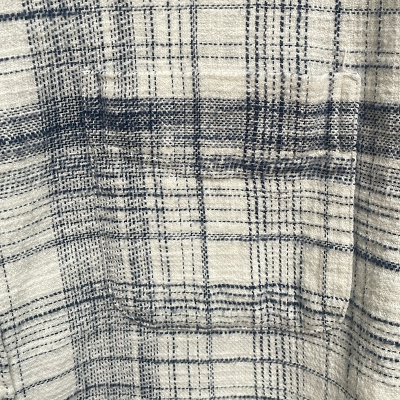 J Crew Factory sz XL 100% cotton flannel button down 1 chest pocket - Picture 3 of 9